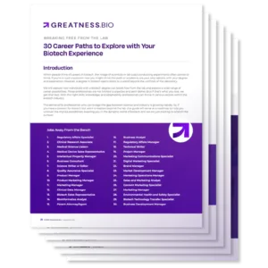 Biotech Job Career Paths to Explore